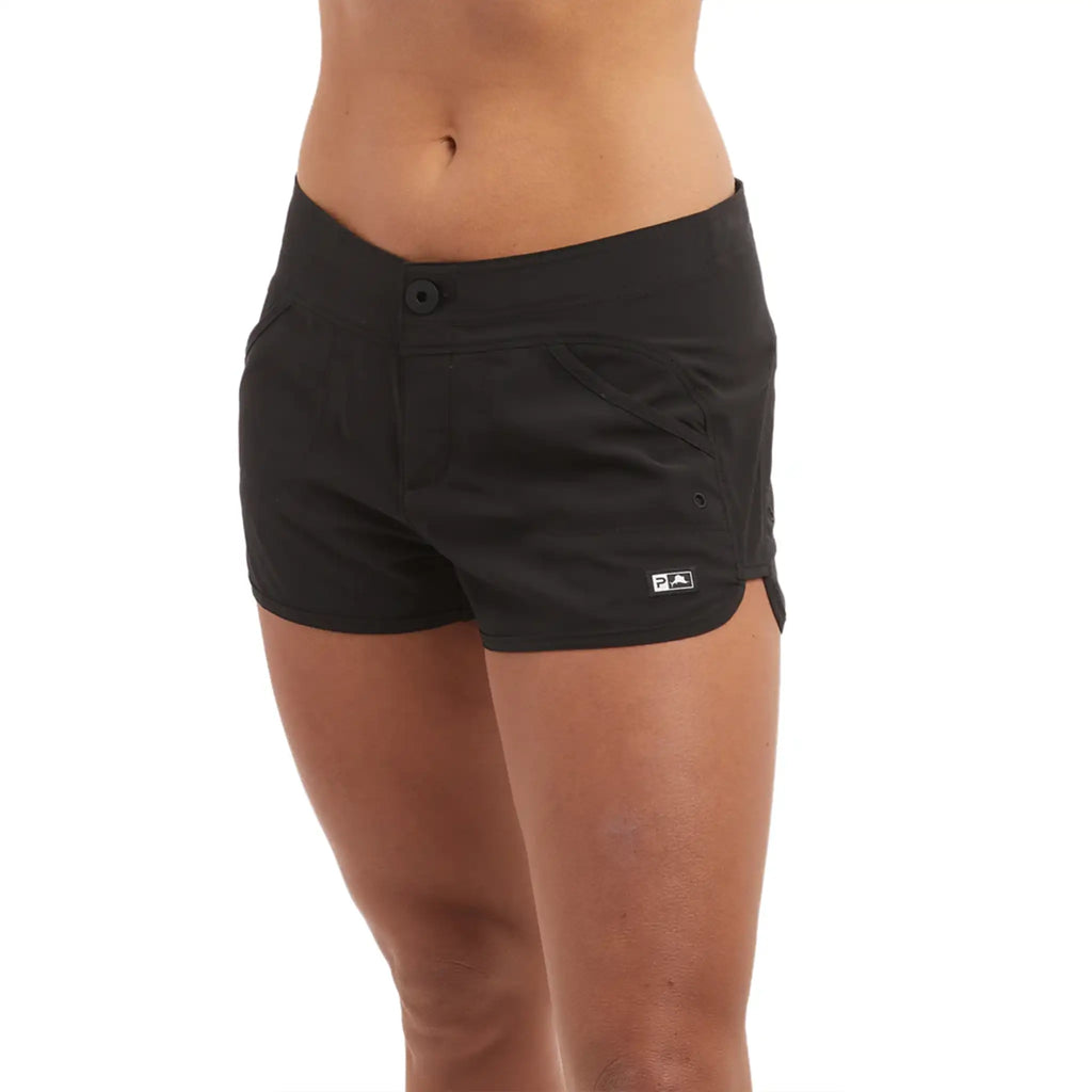 Pelagic - Ws Moana 4" Hybrid Shorts - Solid Black