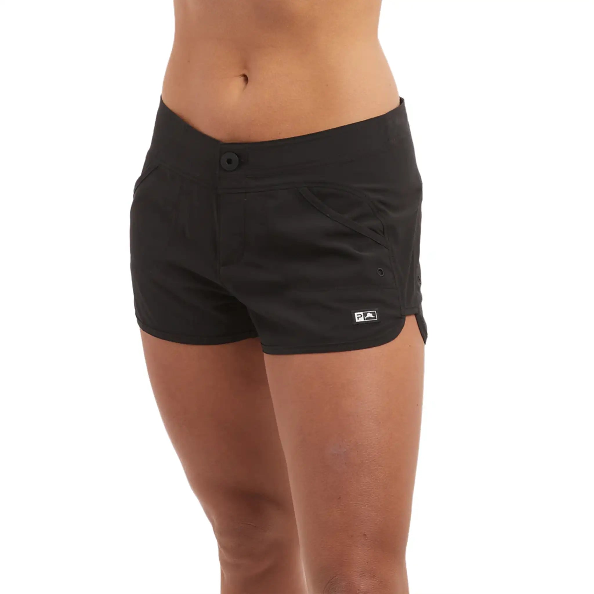 Pelagic - Ws Moana 4" Hybrid Shorts - Solid Black