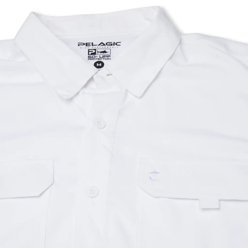 Pelagic - Ws Keys Short Sleeve Fishing Shirt - White