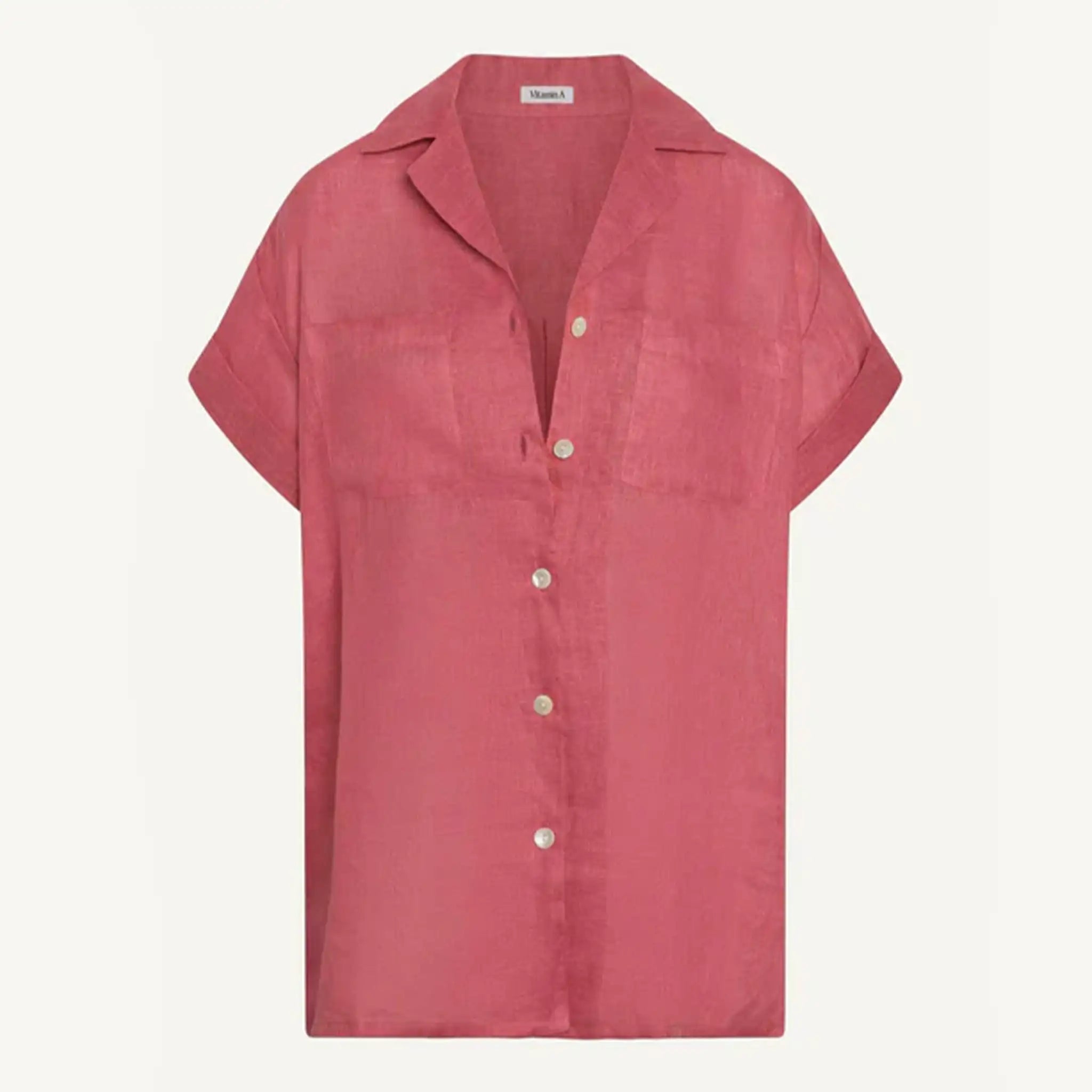 Vitamin A Playa Pocket Blouse Wild Rose