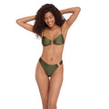 Steve Madden - XBack Ring Bralette - Olive