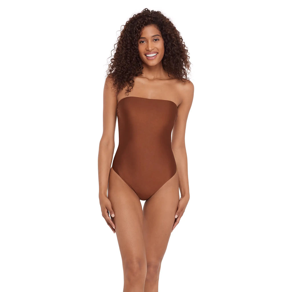 Steve Madden - Bandeau One Piece - Oak Brown