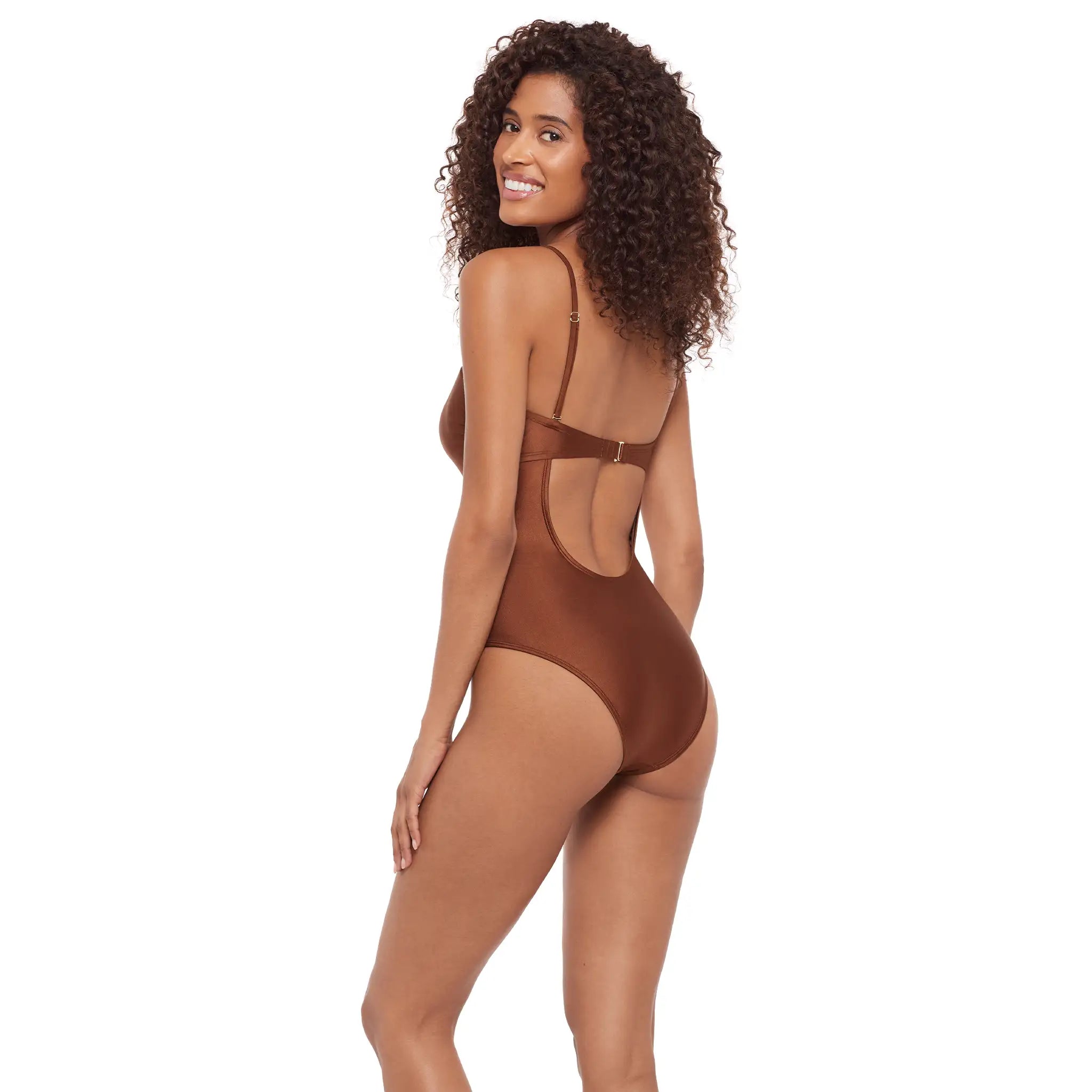 Steve Madden - Bandeau One Piece - Oak Brown