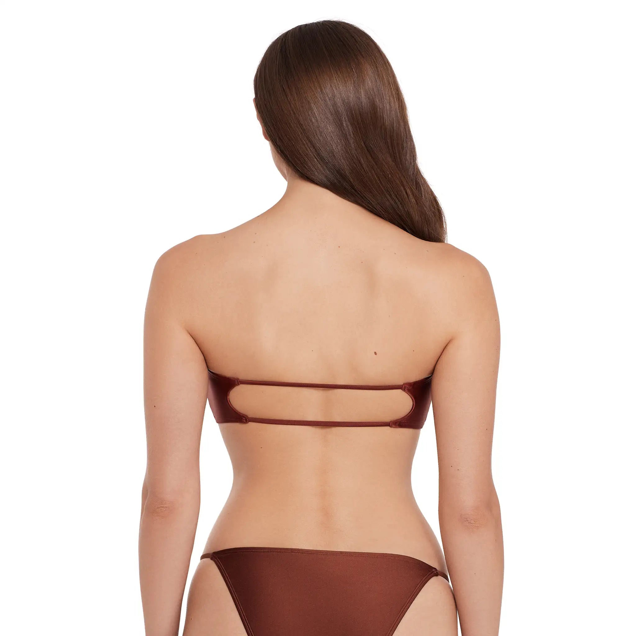 Steve Madden - Cutout Bandeau Gold Bead - Oak Brown