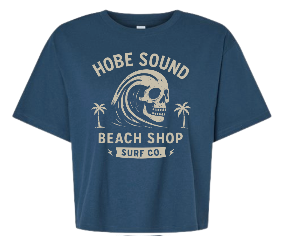Beach Shop Surf Co Crop Top