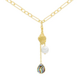 MARCIA MORAN - Ula - Necklace - Pearl and Abalone