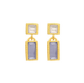 MARCIA MORAN Farida Earrings - Morganite and Amethyst