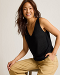 Tommy Bahama - Addison Sleeveless Linen-Blend Sweater -Black