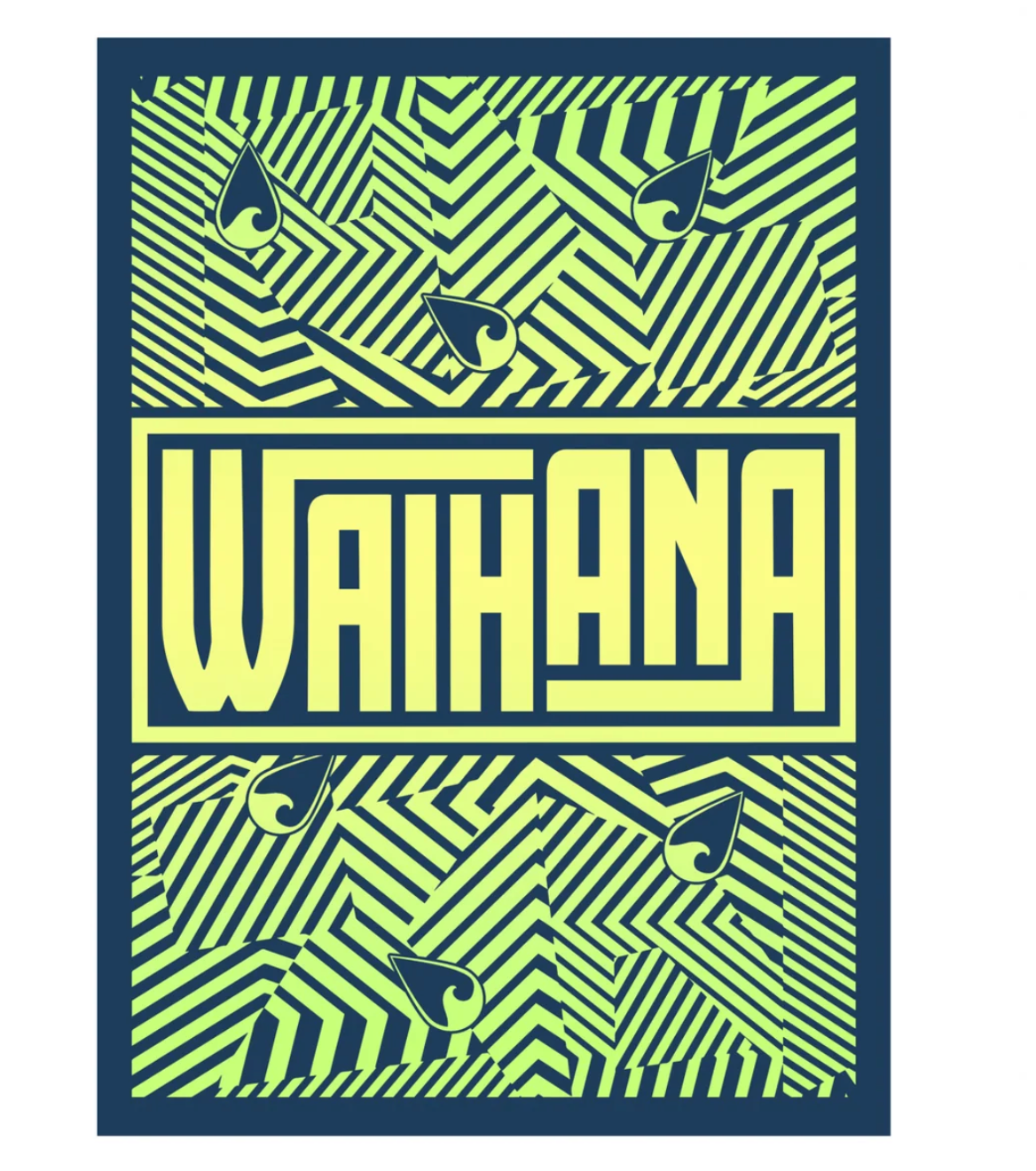 Waihana - Waihana Psychedelic Waves Sticker