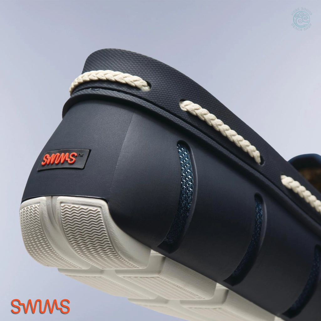 Swims Braided Lace Loafers Close Up View