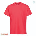 Front view of a Swims Corfu T-Shirt in Calypso on a White Background