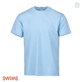 Swims Corfu T-Shirt in Spray Blue Front View