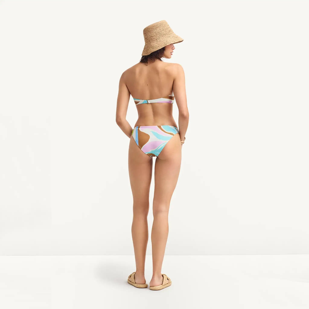 Vitamin A Thalia Full Bottom Coast Colorblock Back View