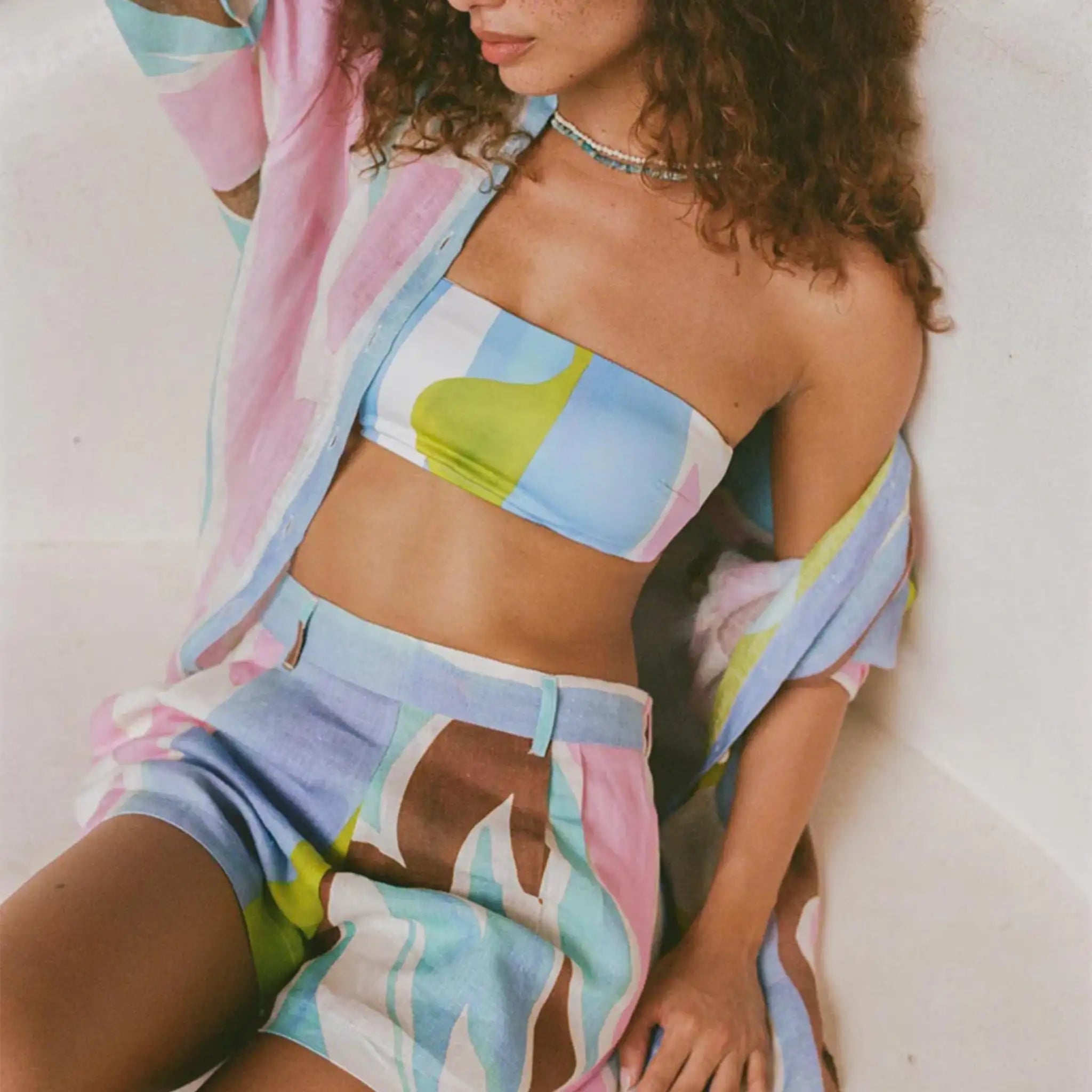 Vitamin A - The Getaway Short - Coast Colorblock