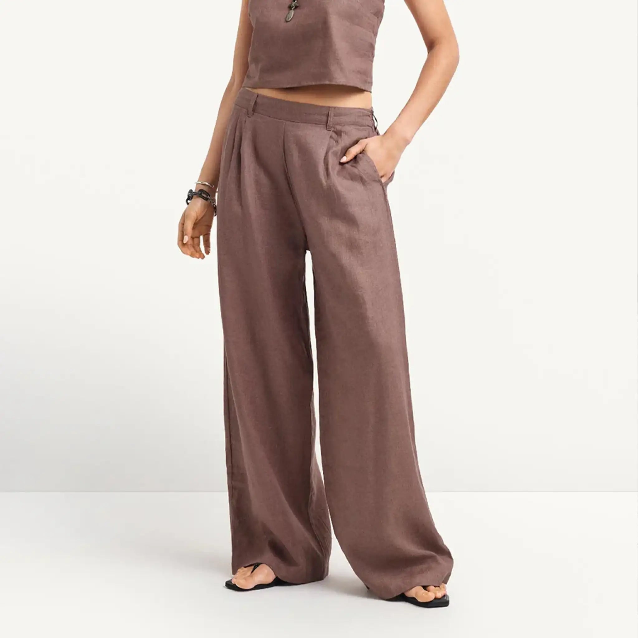 Vitamin A - The Getaway Pant - Mocha Brown