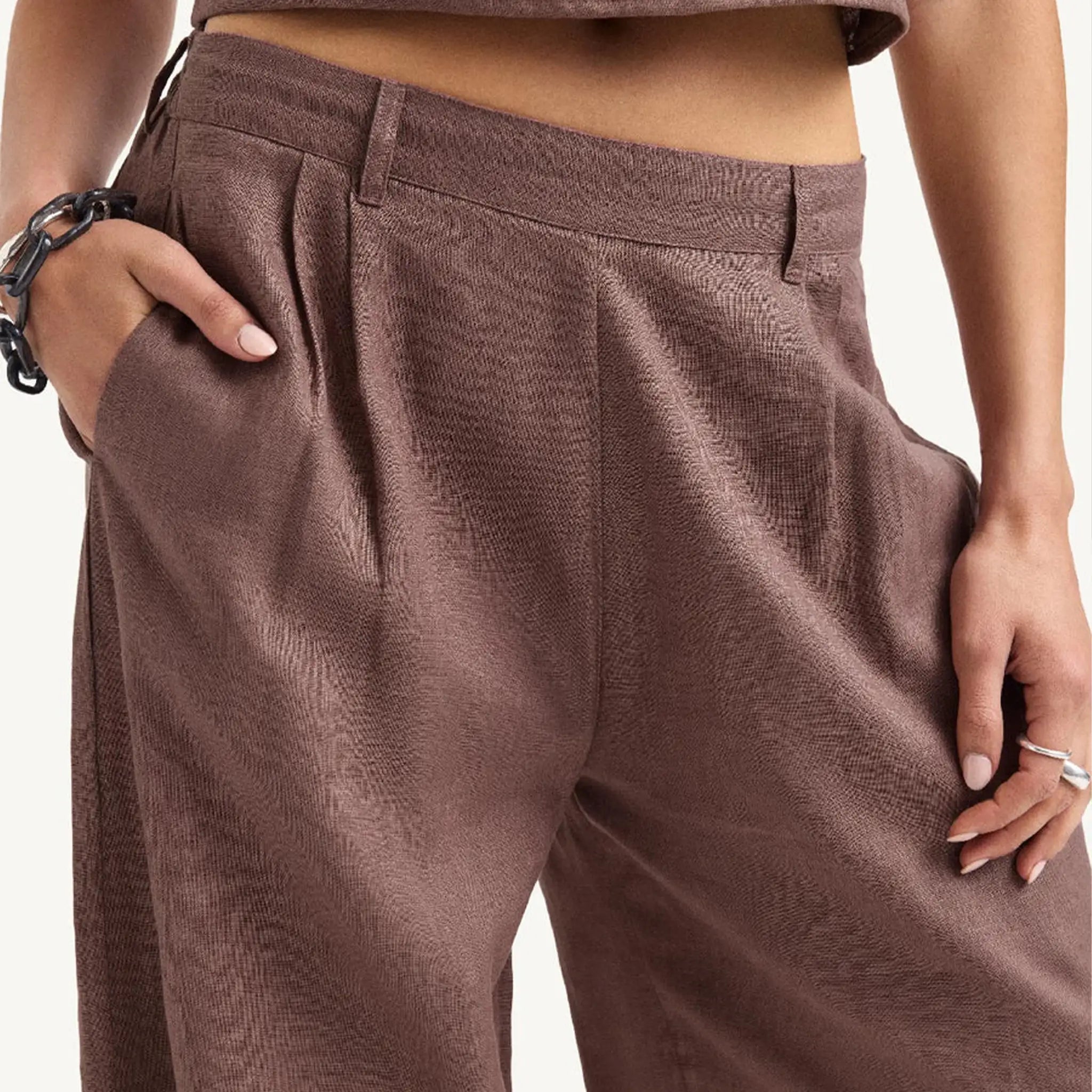 Vitamin A - The Getaway Pant - Mocha Brown