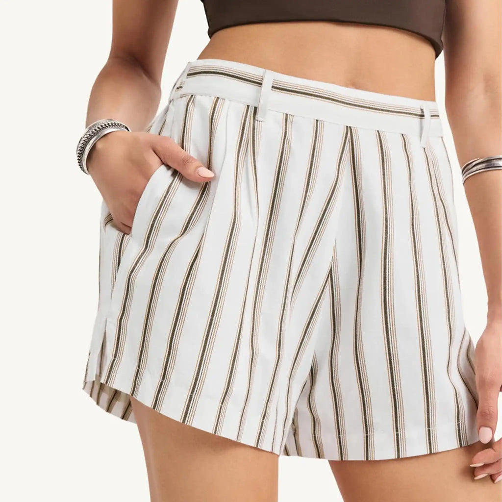 Vitamin A - The Getaway Short - Earth Stripe