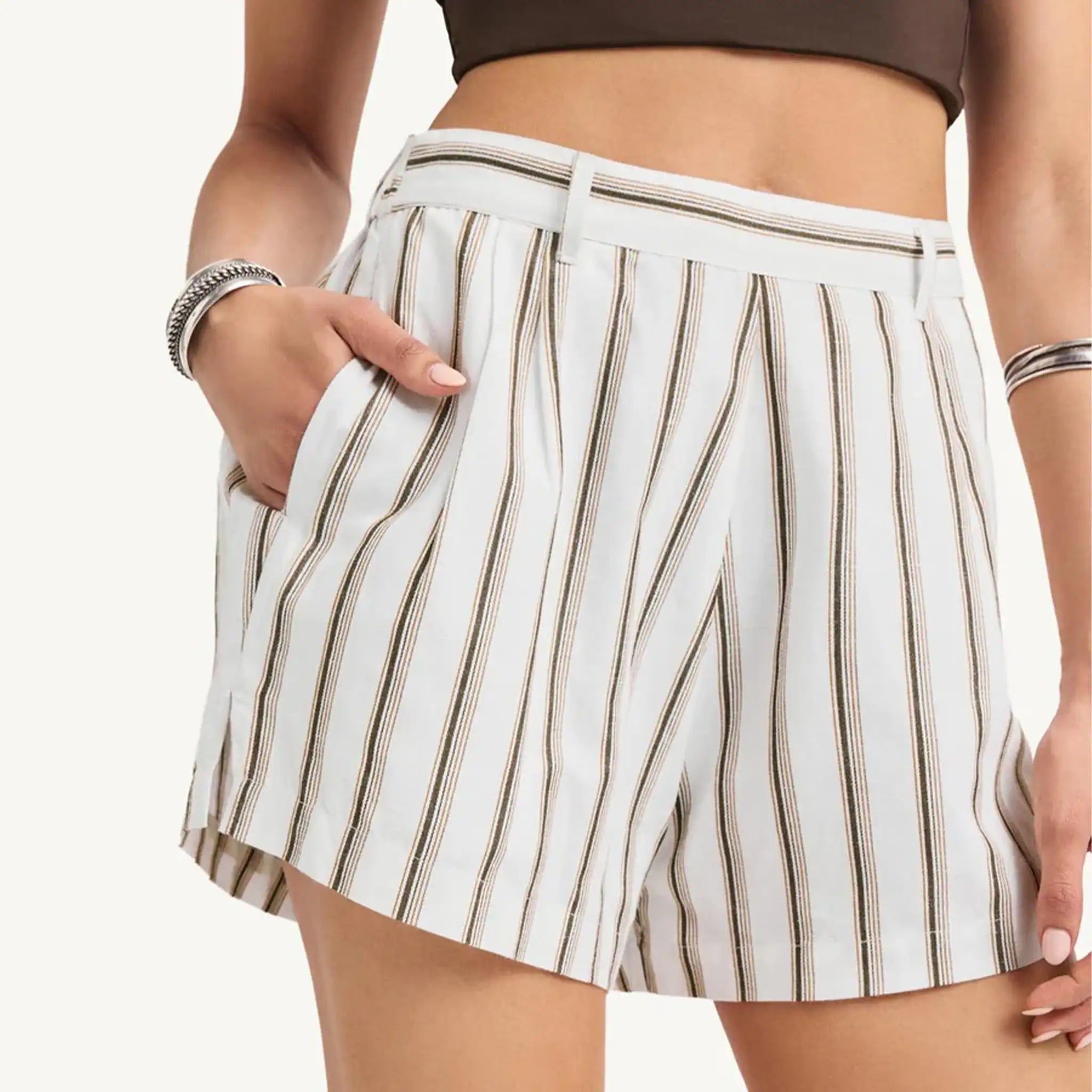 Vitamin A - The Getaway Short - Earth Stripe