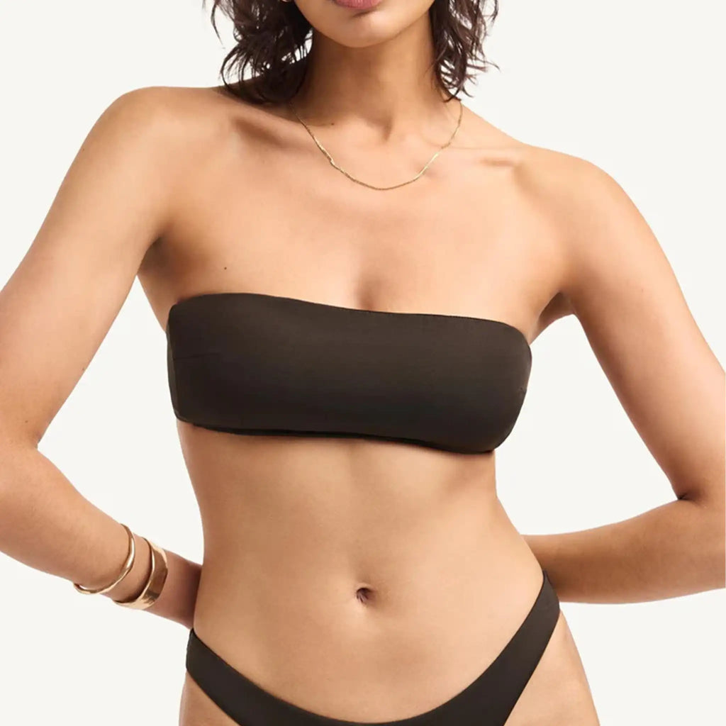 Vitamin A - Nala Bandeau Top - Deep Earth