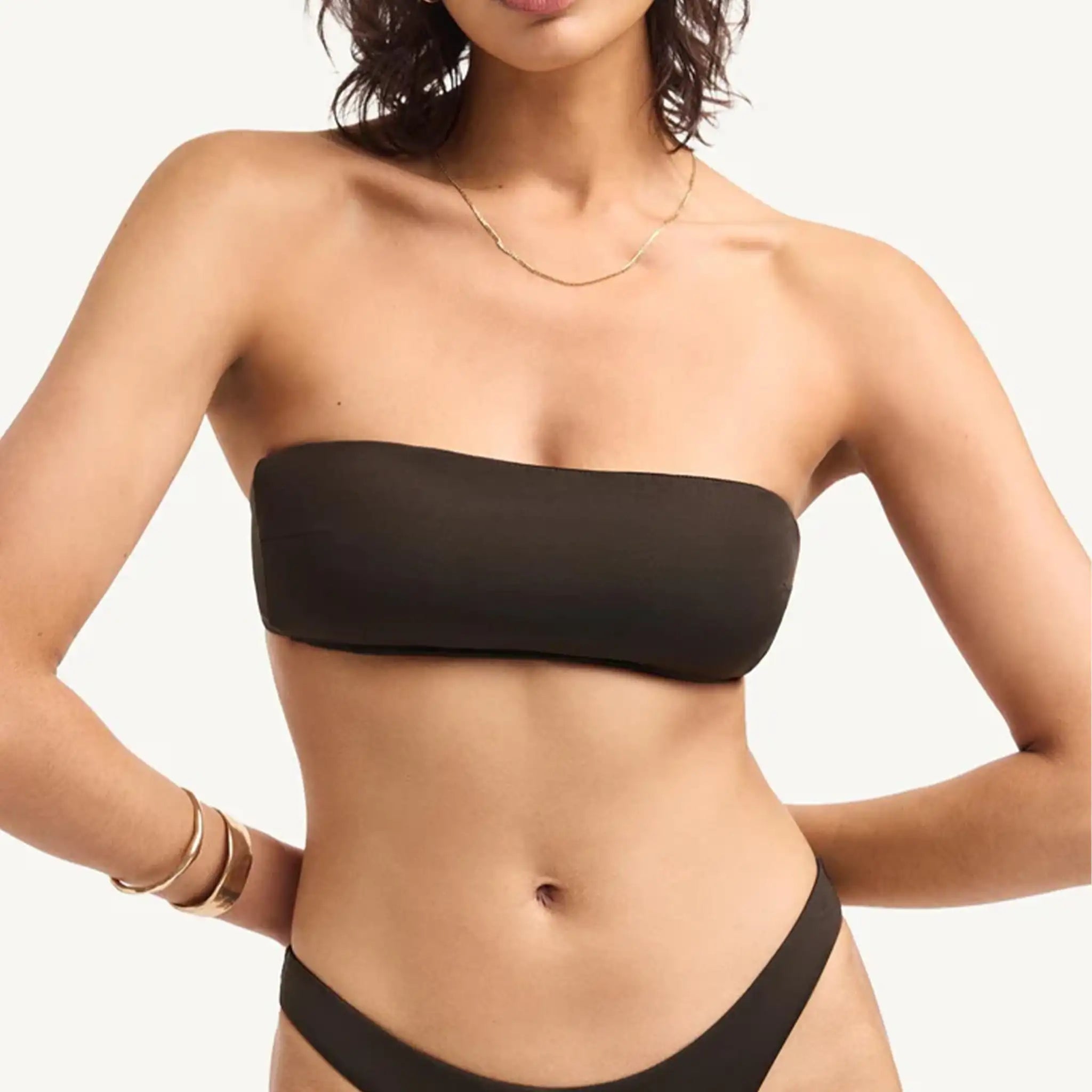 Vitamin A - Nala Bandeau Top - Deep Earth