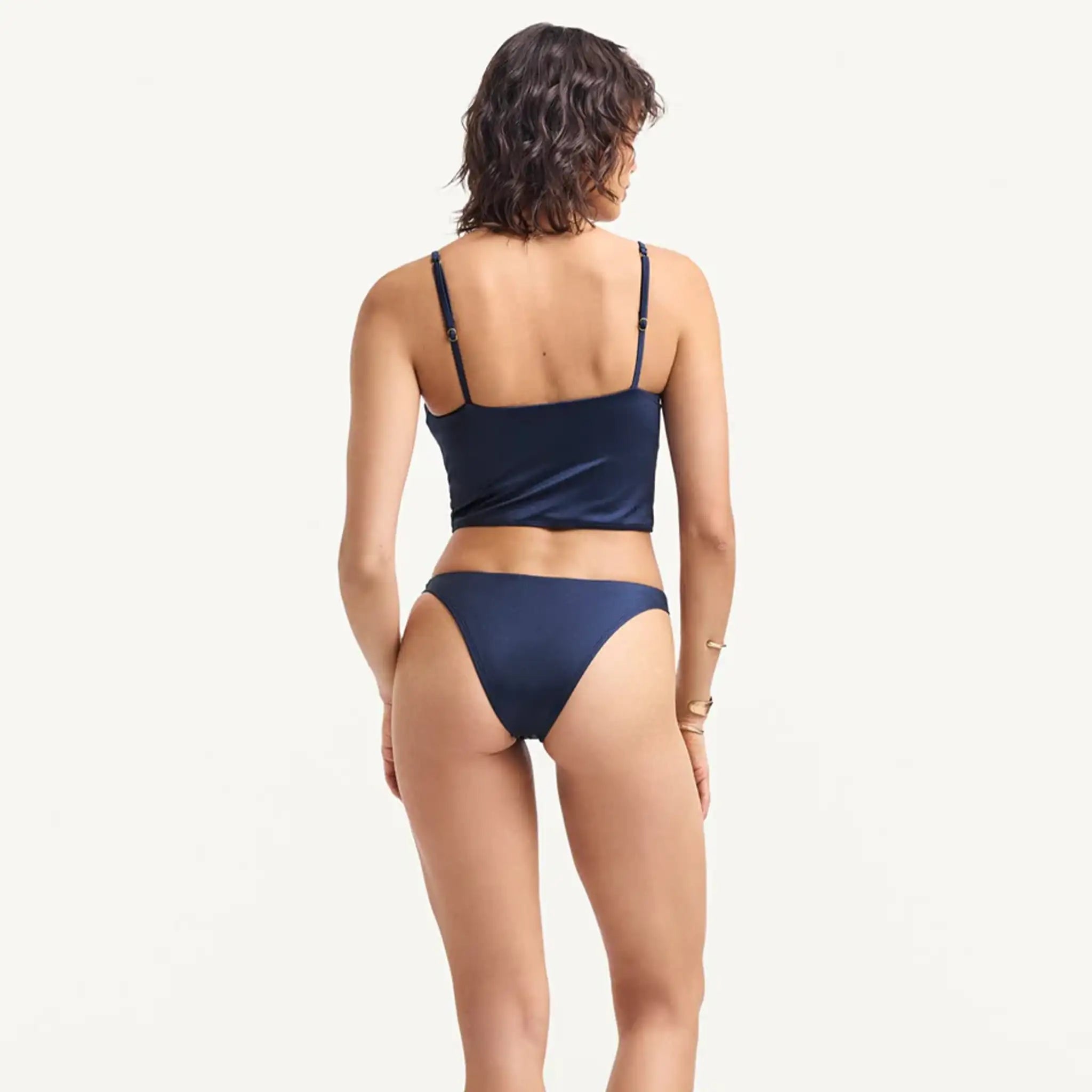Vitamin A - Terra Cut Out Crop Top - Midnight