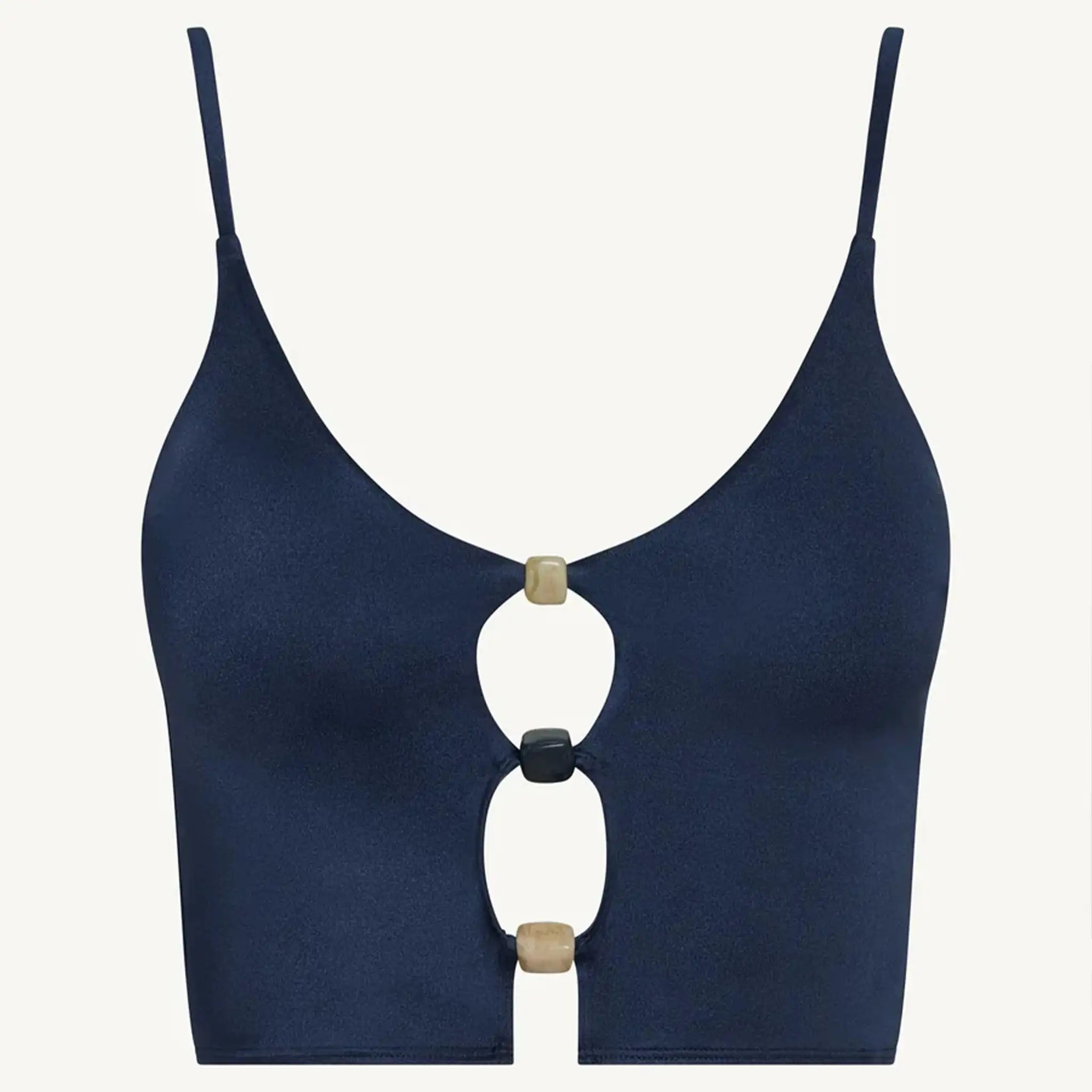Vitamin A - Terra Cut Out Crop Top - Midnight