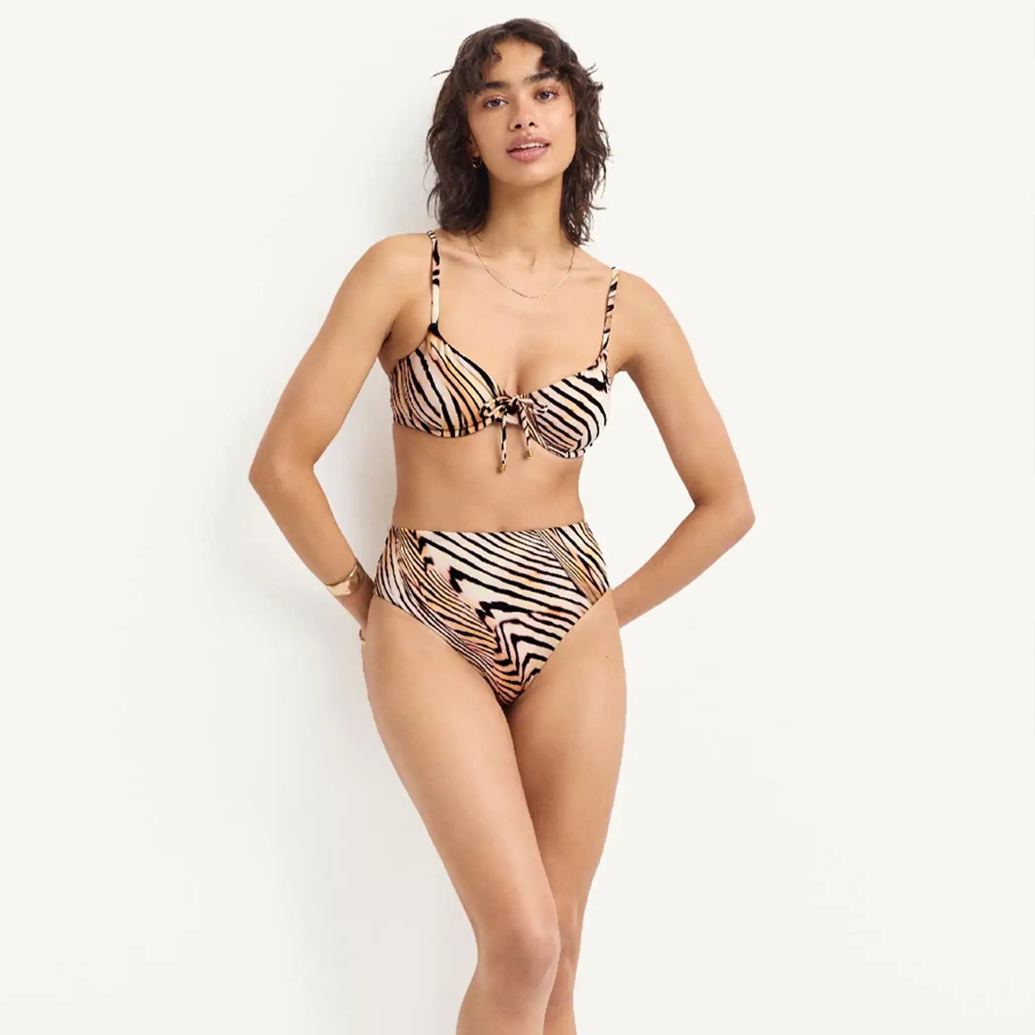 Vitamin A - Ada Underwire Top - Shell Stripe
