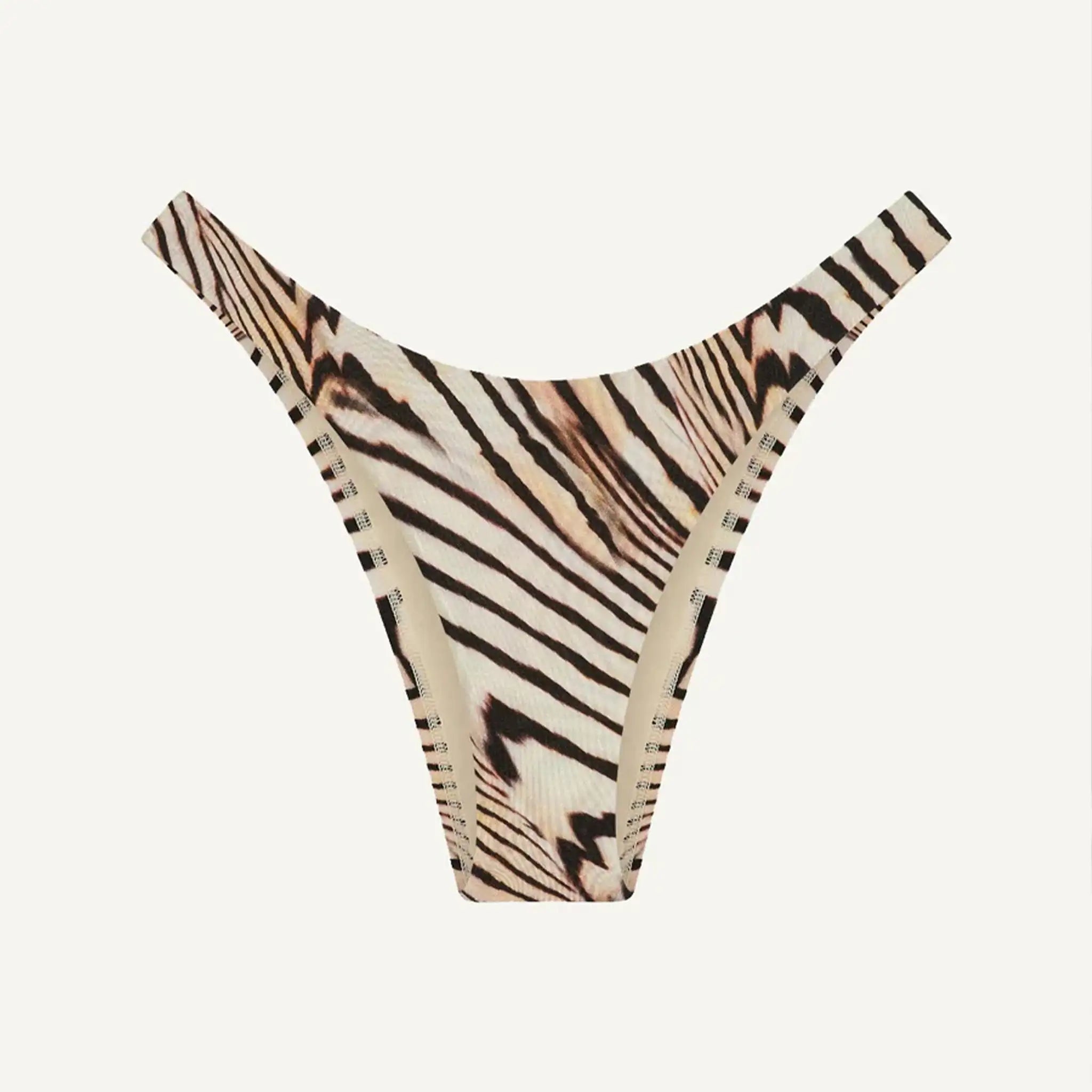 Vitamin A - California High Leg Bottom - Shell Stripe