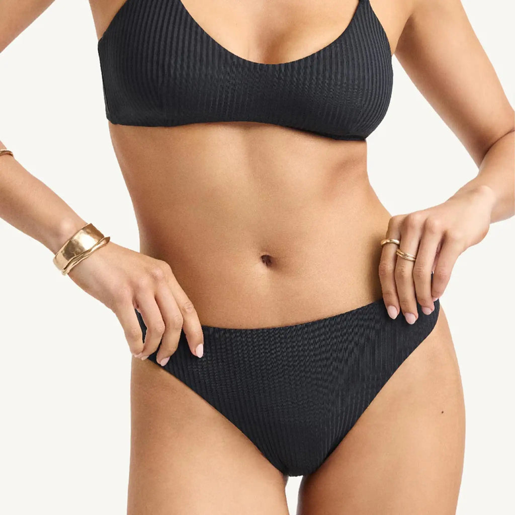 Vitamin A - California High Leg Bottom - Black