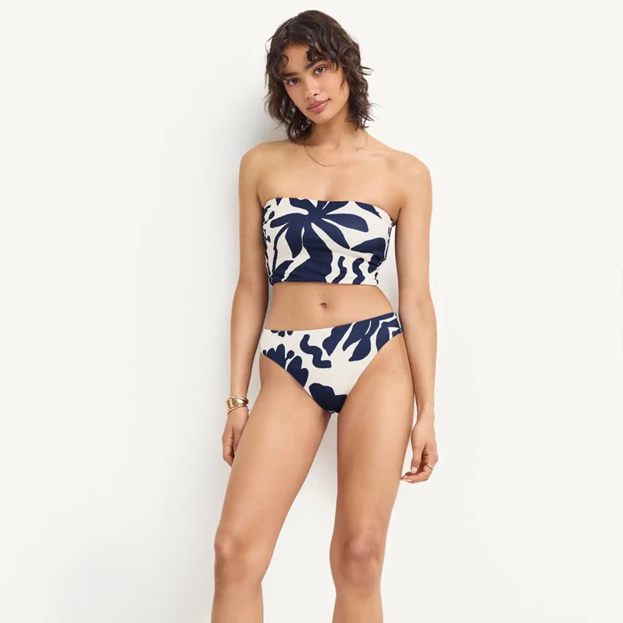 Vitamin A - Cali High Leg Full Bottom - Night Flower