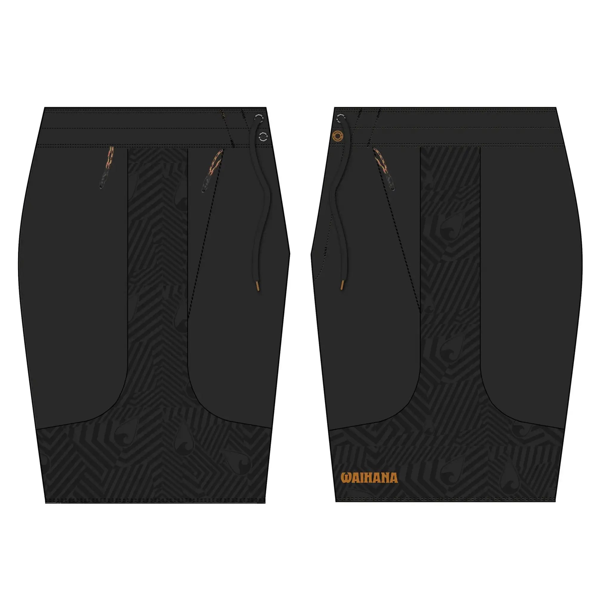 Waihana - W1-PRO Shorts - Jet Black