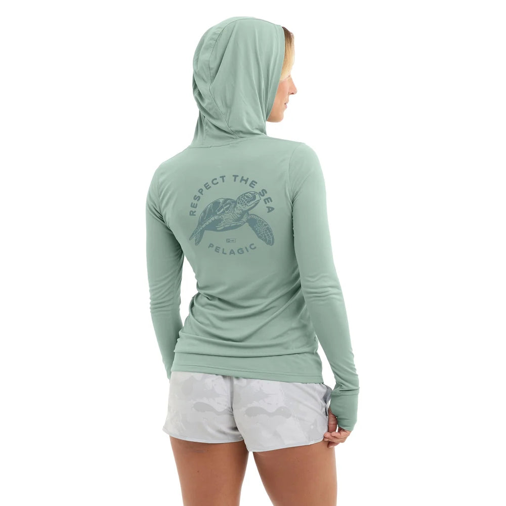 Pelagic WS Aqua Tek Hooded - Respect - Sage