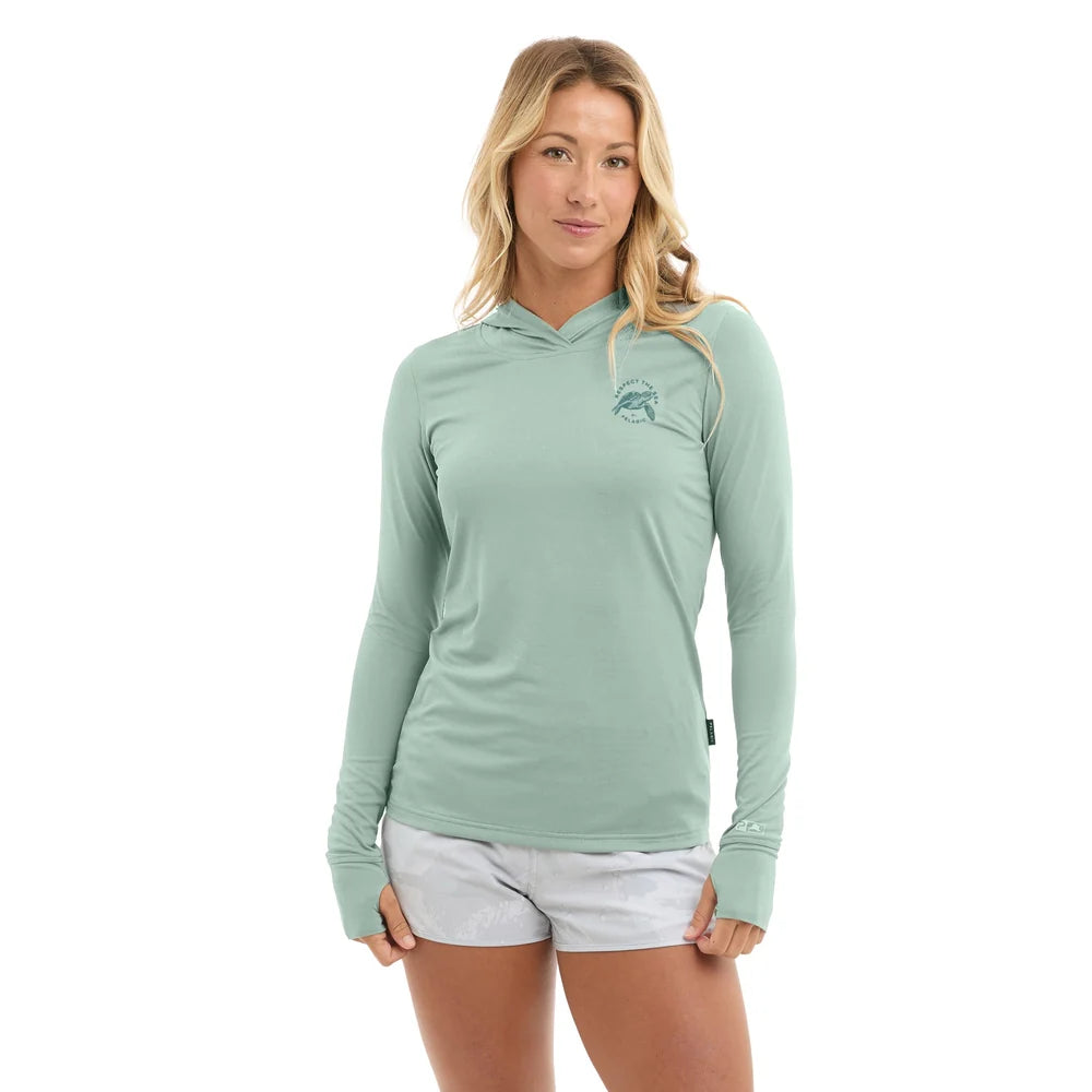 Pelagic WS Aqua Tek Hooded - Respect - Sage