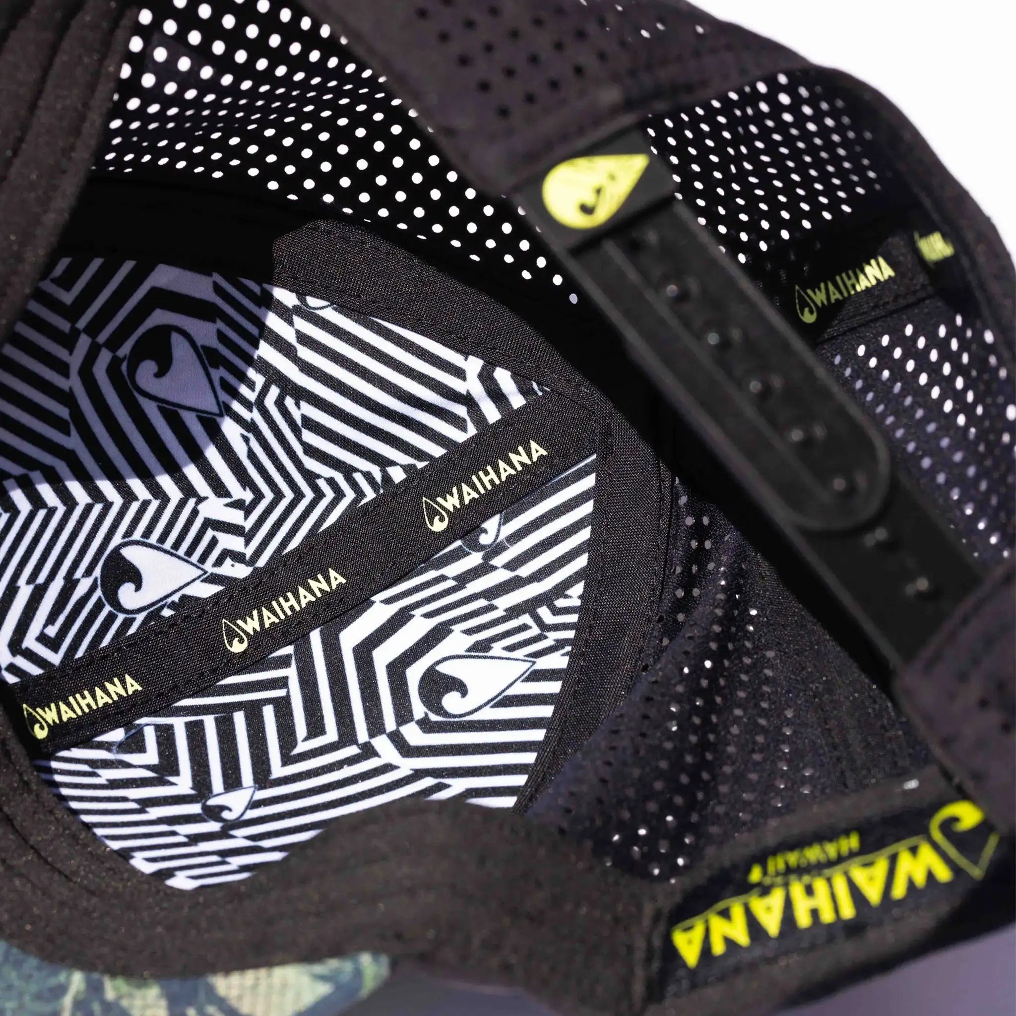 Waihana - Hydro Hat - Tropicam Black