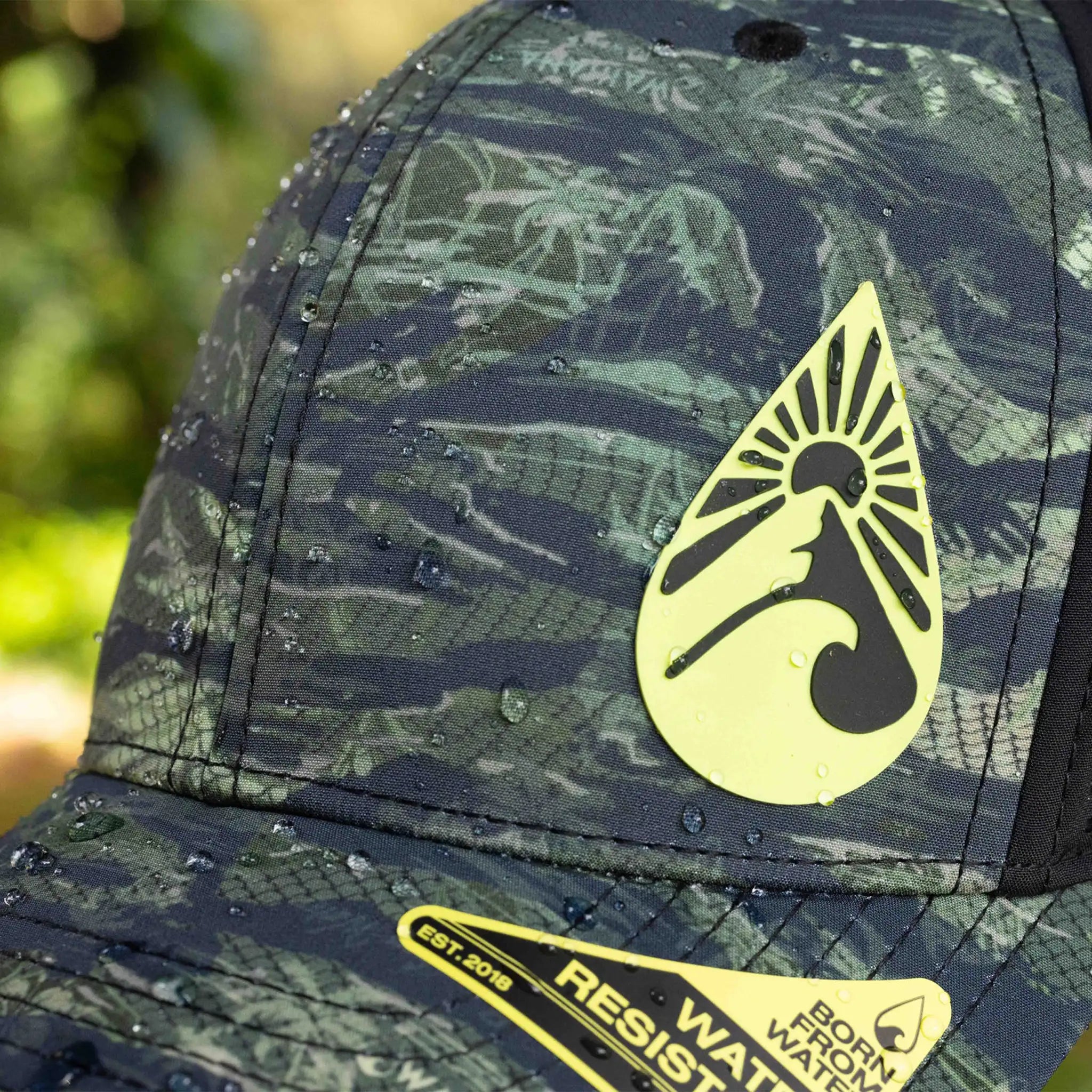 Waihana - Hydro Hat - Tropicam Black