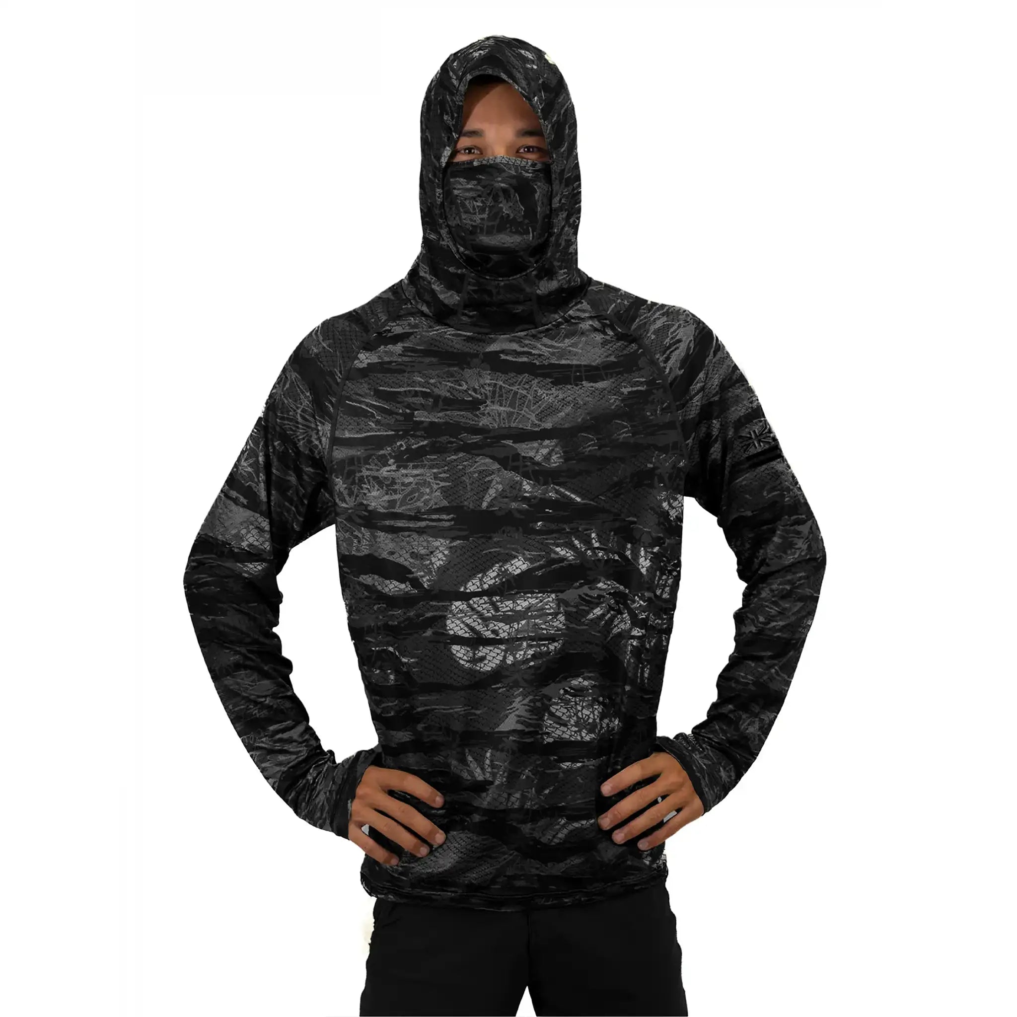 Waihana Tropicam Balck Sun Shirt