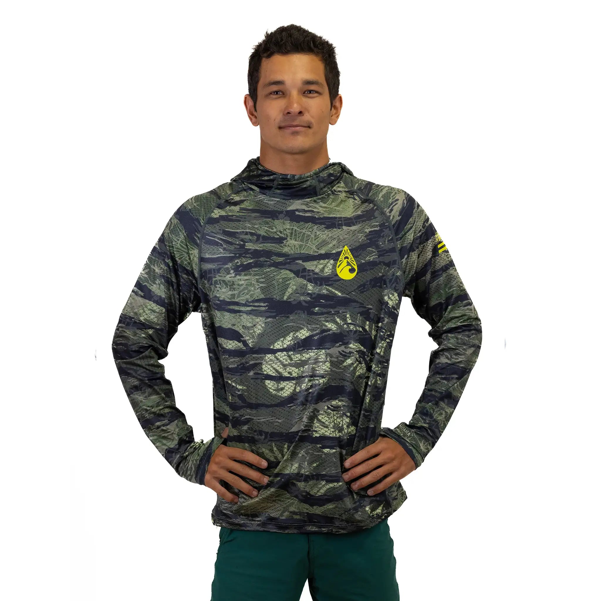 Waihana Tropicam Sun Shirt Hood Down